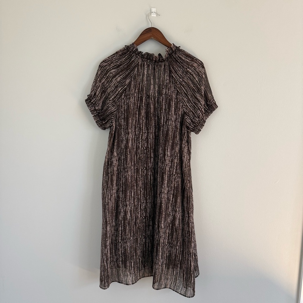 Massimo Brown Patterned Mini Dress - Picture 7 of 9